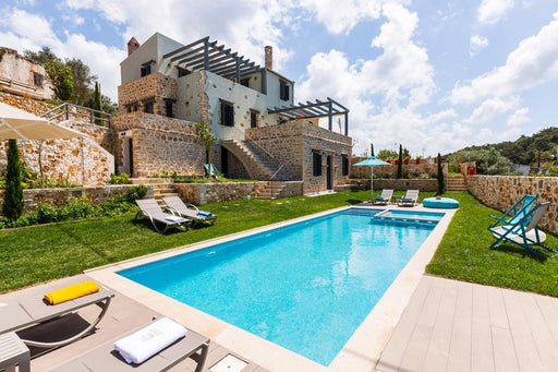 Rethymno villa con piscina