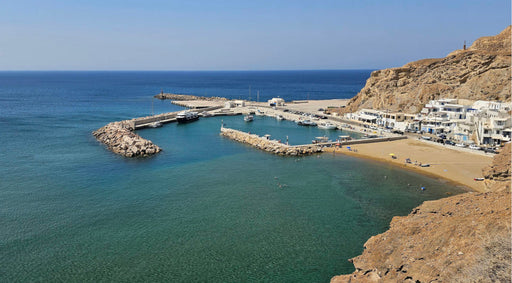 La spiaggia di Agios Nikolaos, Anafi