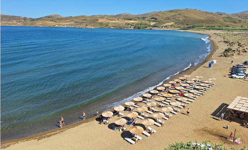 La spiaggia di Gomati a Limnos