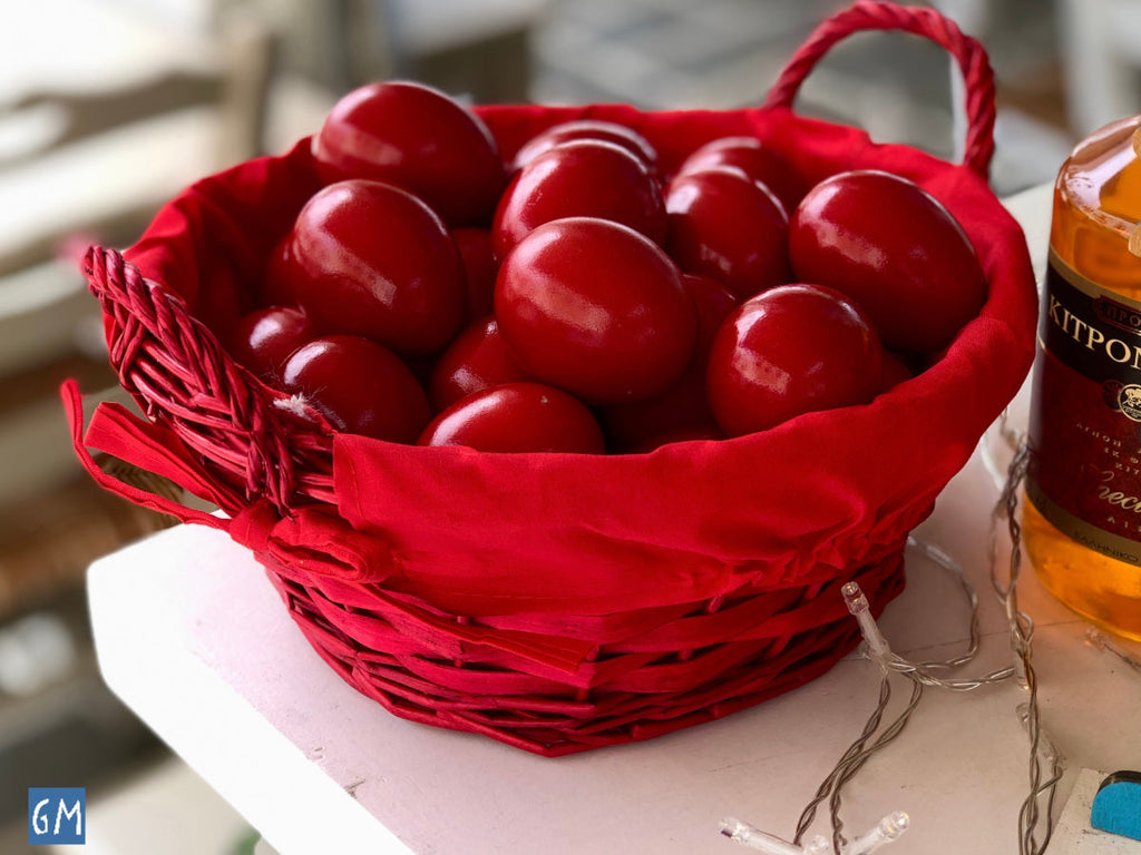 Uova rosse di Pasqua in Grecia