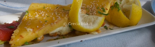 saganaki, il formaggio greco