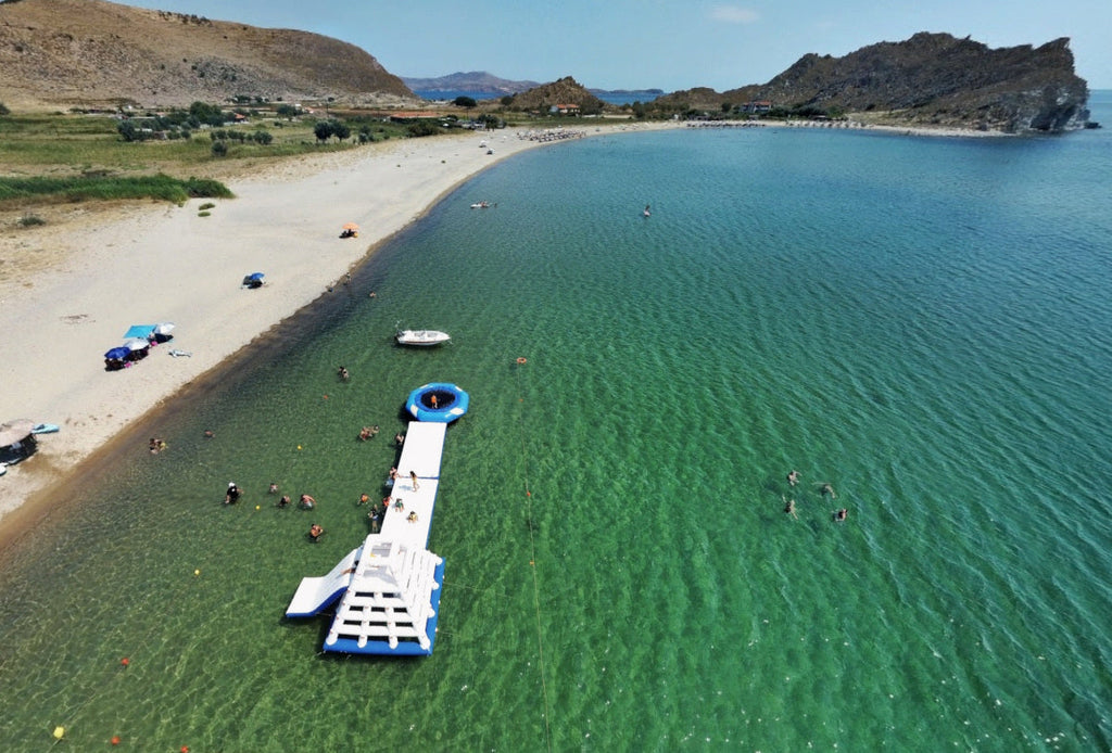 La spiaggia di Thanos a Limnos
