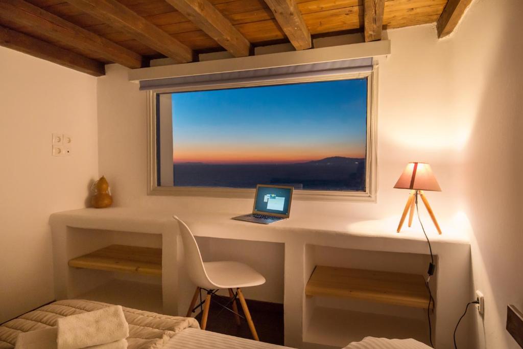 Villa per gruppi a Mykonos con vista mare