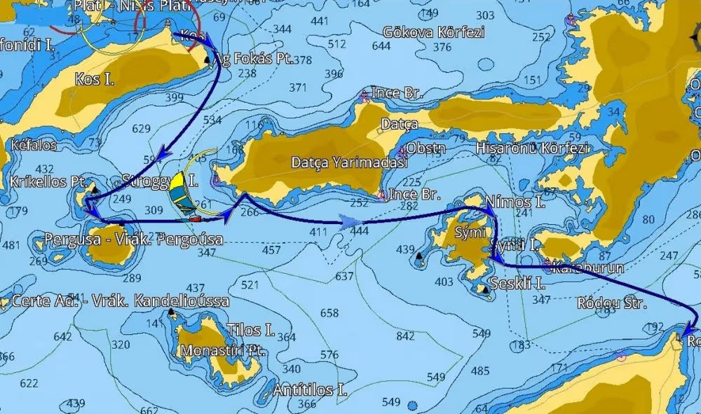 crociera in barca a vela isole greche del Dodecaneso