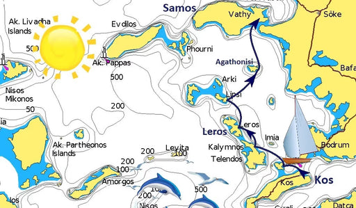 A Vela in Grecia da Kos a Samos
