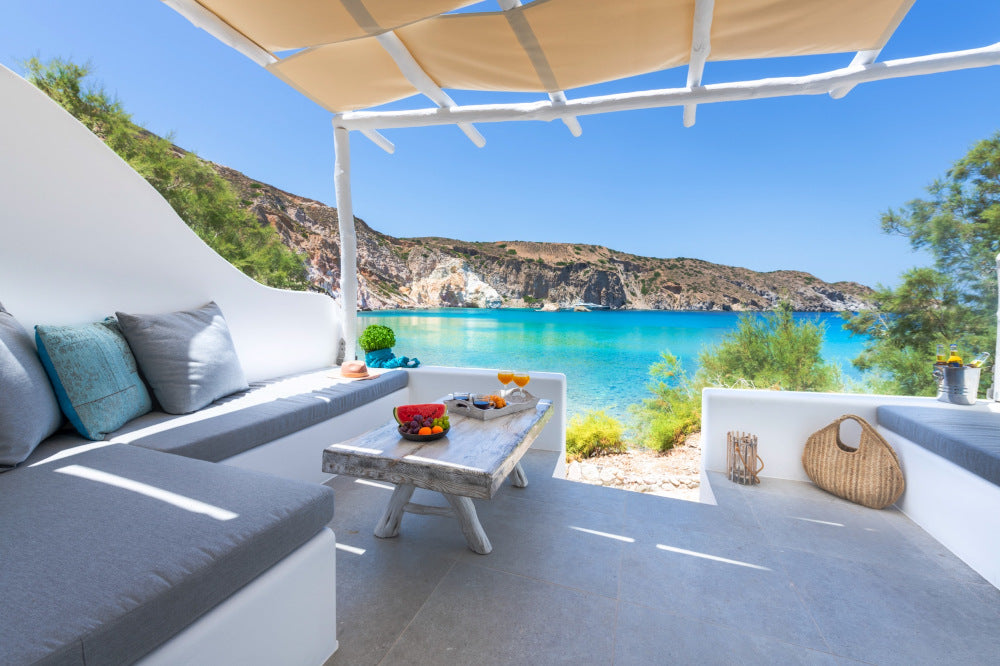 Firopotamos case sulla spiaggia