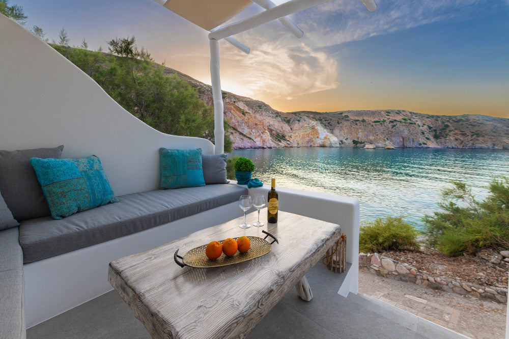 Firopotamos case sulla spiaggia