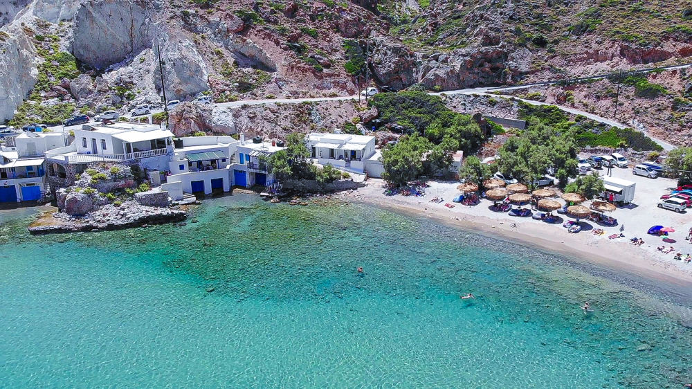 Firopotamos case sulla spiaggia