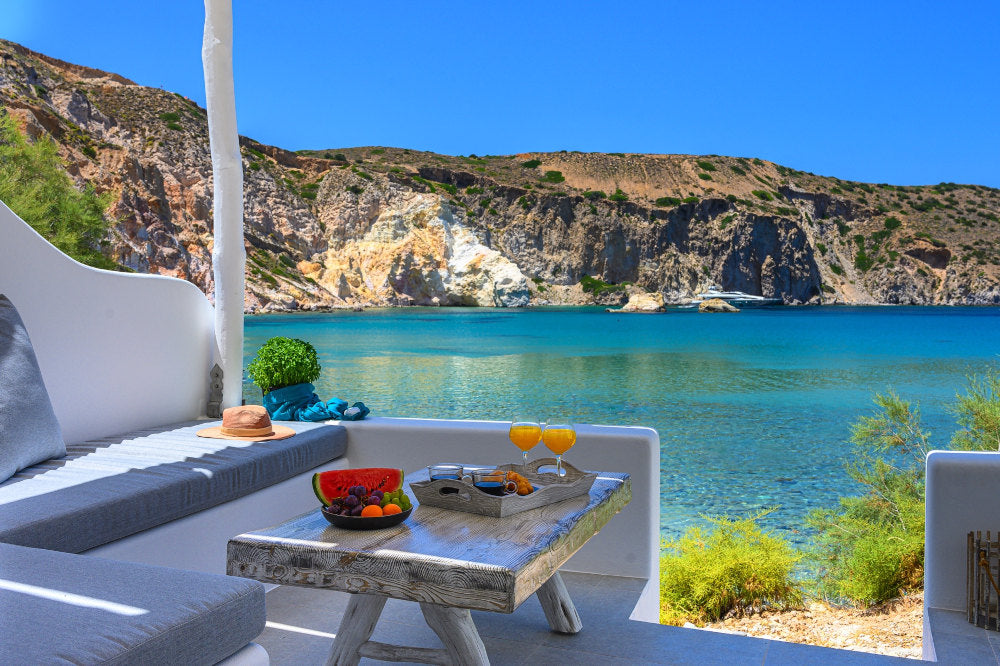 Firopotamos case sulla spiaggia
