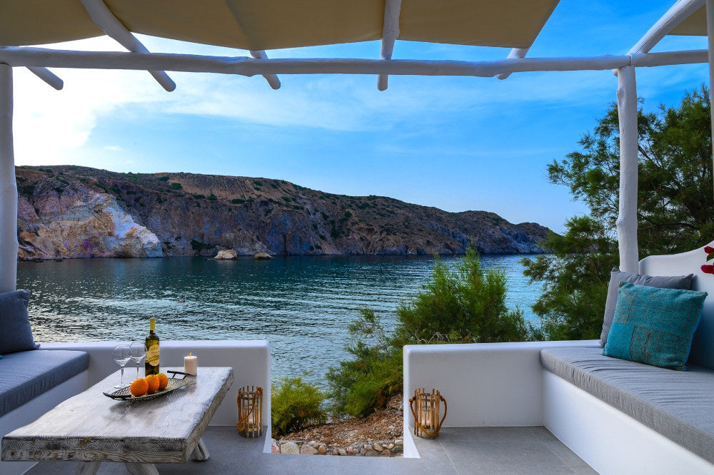 Firopotamos case sulla spiaggia