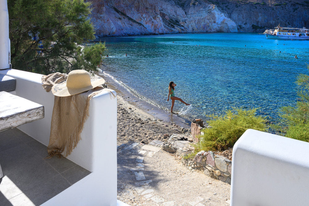 Firopotamos case sulla spiaggia