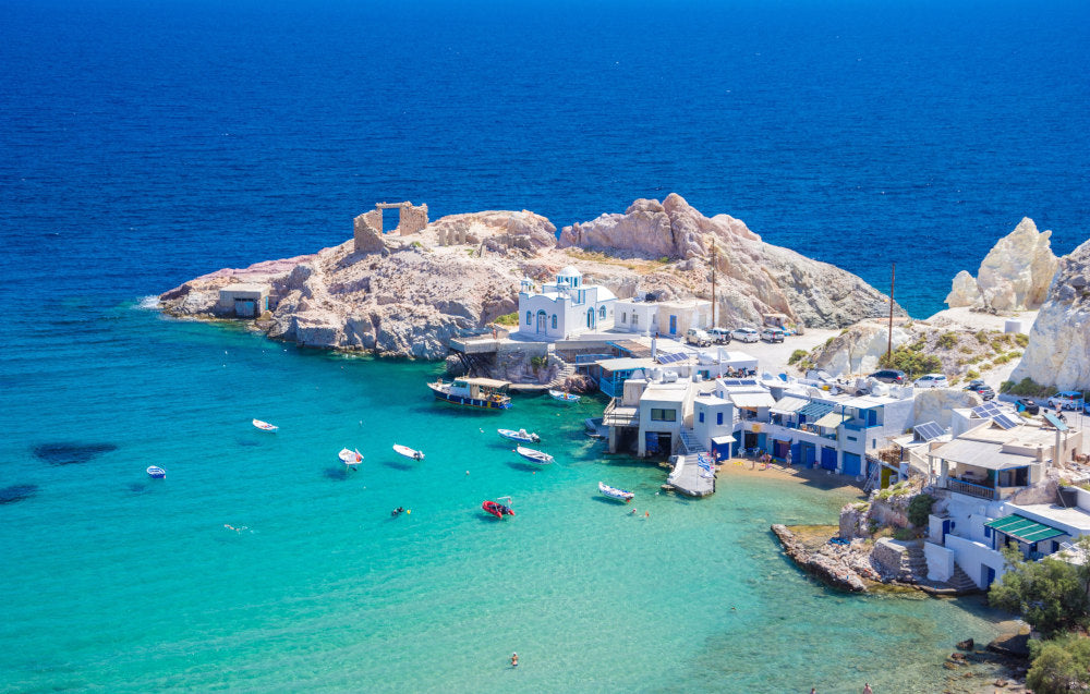 Firopotamos case sulla spiaggia