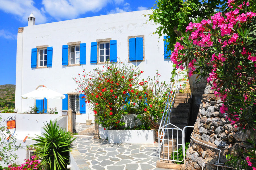 Hotel a Chora, Citera, con vista kastro e mare