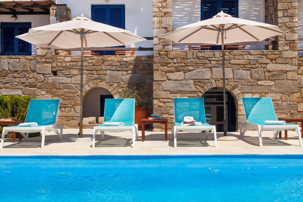 Hotel con piscina a Paros