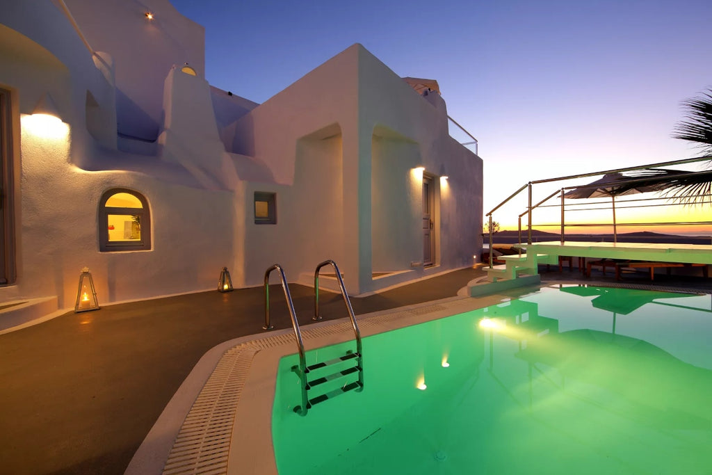 Suite con piscina Santorini