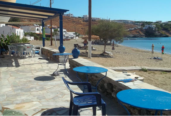 Kythnos camere sulla spiaggia