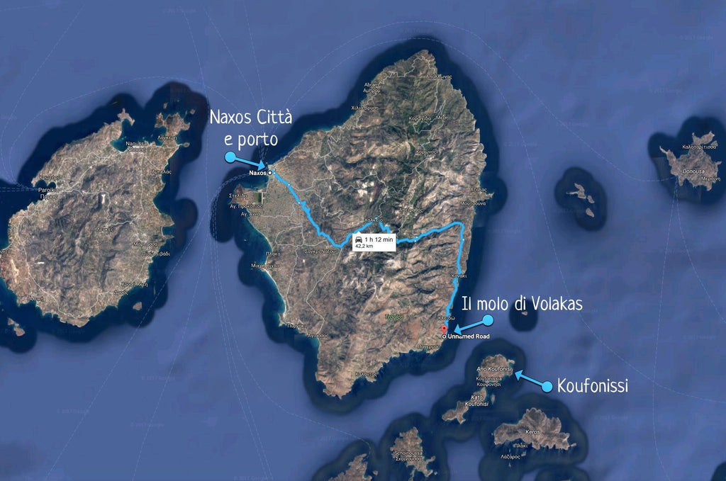 Taxi boat tra Naxos e Koufonissi