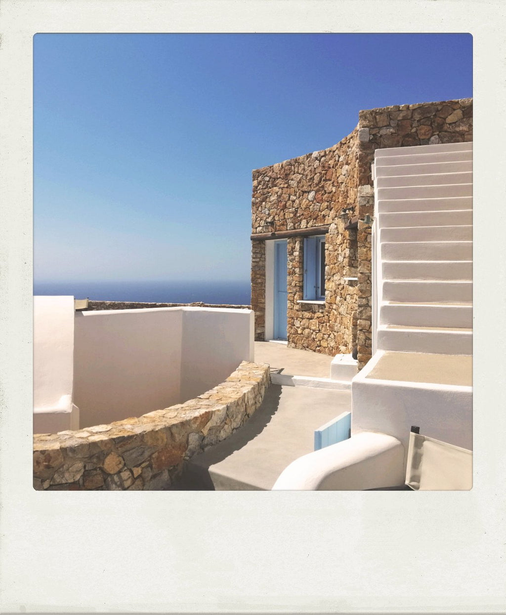 Studios ad Anafi con vista sul tramonto